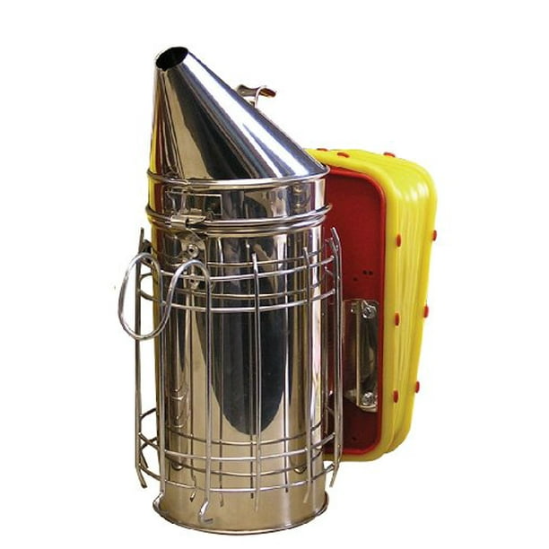 4 by 7-Inch Mann Lake HD555 Stainless Steel Smoker with Guard 4 by 7-Inch Mann Lake HD555 Stainless Steel Smoker with Guard